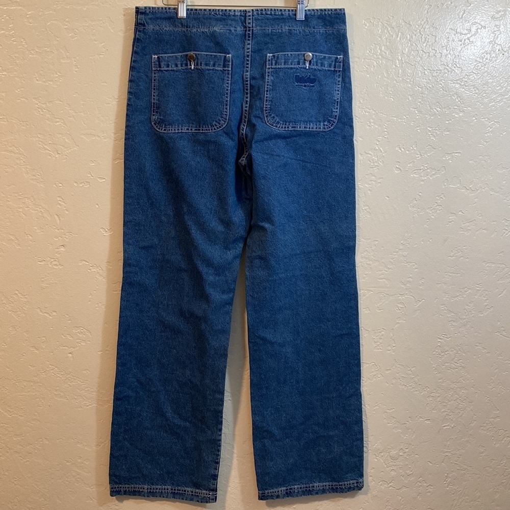 Mossimo Women’s Drawstring Large Wide Leg Jeans - Picture 3 of 6